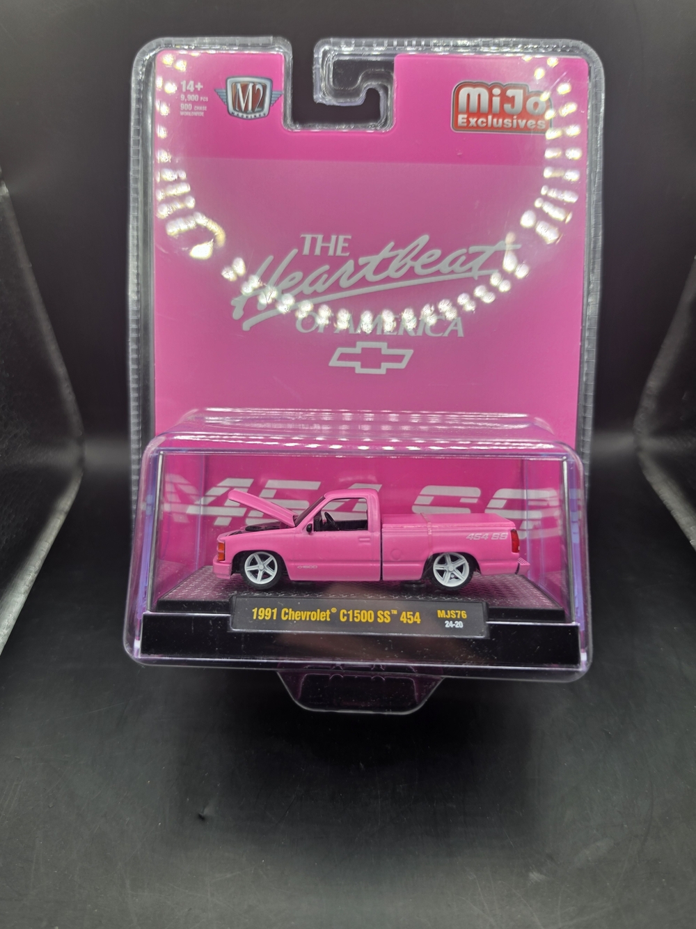 M2 MACHINES CHASE MIJO. PINK  1991 CHEVY C1500 SS 454 (A)